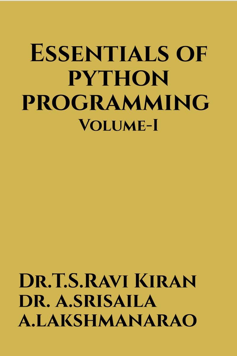 Essentials of Python Programming