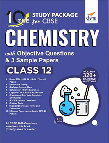 10 In One Study Package For Cbse Chemistry Class 12 With Objective Questions & 3 Sample Papers 4Th Edition