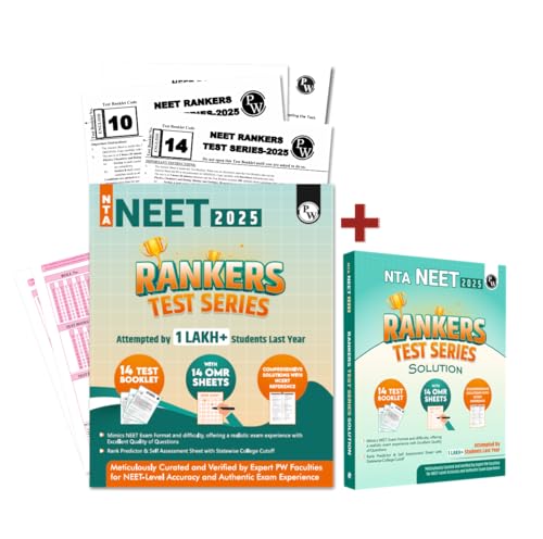 (Old Edition) PW NTA NEET Rankers Test Series 2025 Verified & Curated by Expert Faculties | 10 Full Syllabus + 4 Part Syllabus (