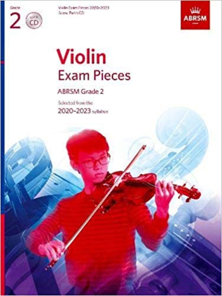Violin Exam Pieces 20202023, Abrsm Grade 2, Score, Part & Cd