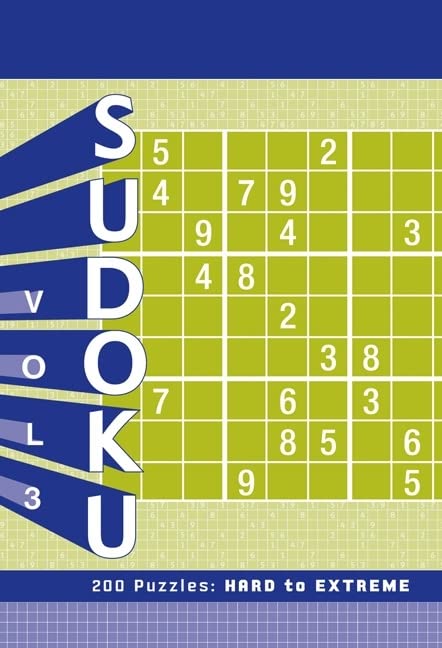 Sudoku 3: 200 Puzzles: Hard to Extreme