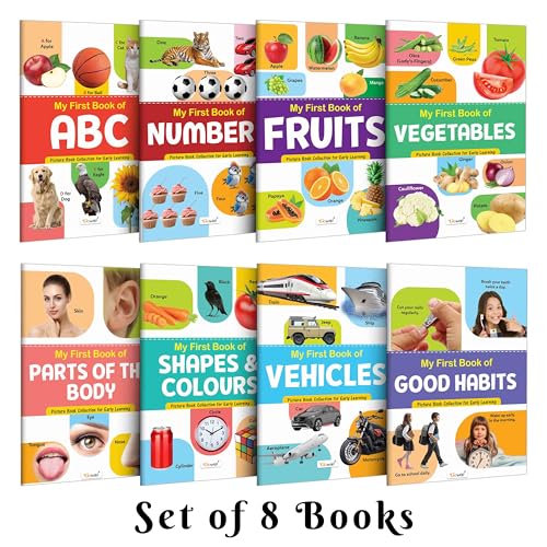 My First Picture Book Collection For Early Learning : Early Learning Picture Book Collections, Essential Book With 8 Topics, gif