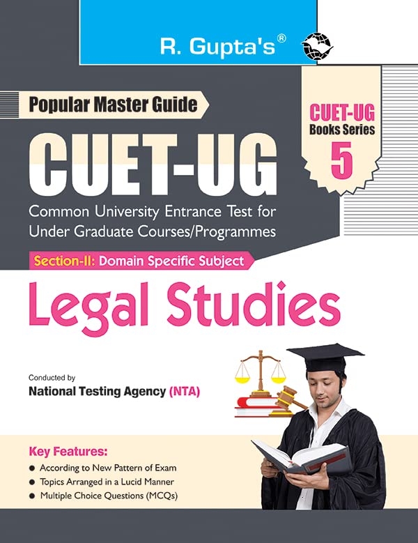 CUETUG : SectionII (Domain Specific Subject : LEGAL STUDIES) Entrance Test (Books Series5)