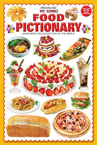 My Jumbo Food Pictionary | A3 Size Early Learning Picture Book for Kids | Bright Images of Healthy & Tasty Food Items with Names