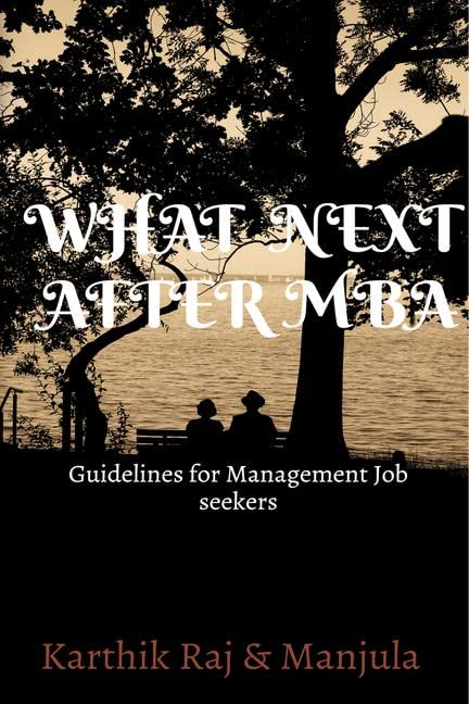 What Next After Mba : Guidelines For Job Seekers