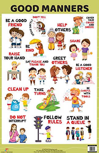 Charts: Good Manners Charts (Educational Charts for kids)