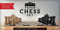 Paper Chess Set: Punch Out The Pieces and Play (Unique Chess Set, Cool Chess Collection, Family Game Night Games)