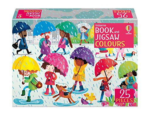 Colours Book And Jigsaw (Usborne Book and Jigsaw)