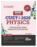 Disha Goto Guide For Cuet (Ug) 2026 Physics With 16 Previous Year Questions & 10 Practice Sets 5Th Edn | Ncert Coverage With Pyq