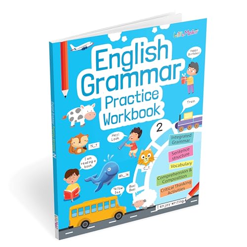 English Grammar Practice Workbook2|Integrated Grammar|Sentence Structure|Vocabulary|Comprehension & Composition|Critical Thinki