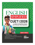 Disha English Simplified For Cuet (Ug) 2026 & Other Competitive Exams With Previous Year Questions