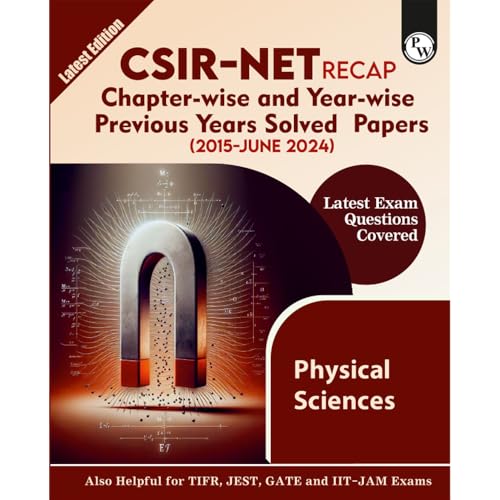 PW CSIR  NET Recap Physical Sciences Chapterwise and Yearwise Previous Years Solved Papers (PYQ) Latest 2015 June 24 Exam Quest