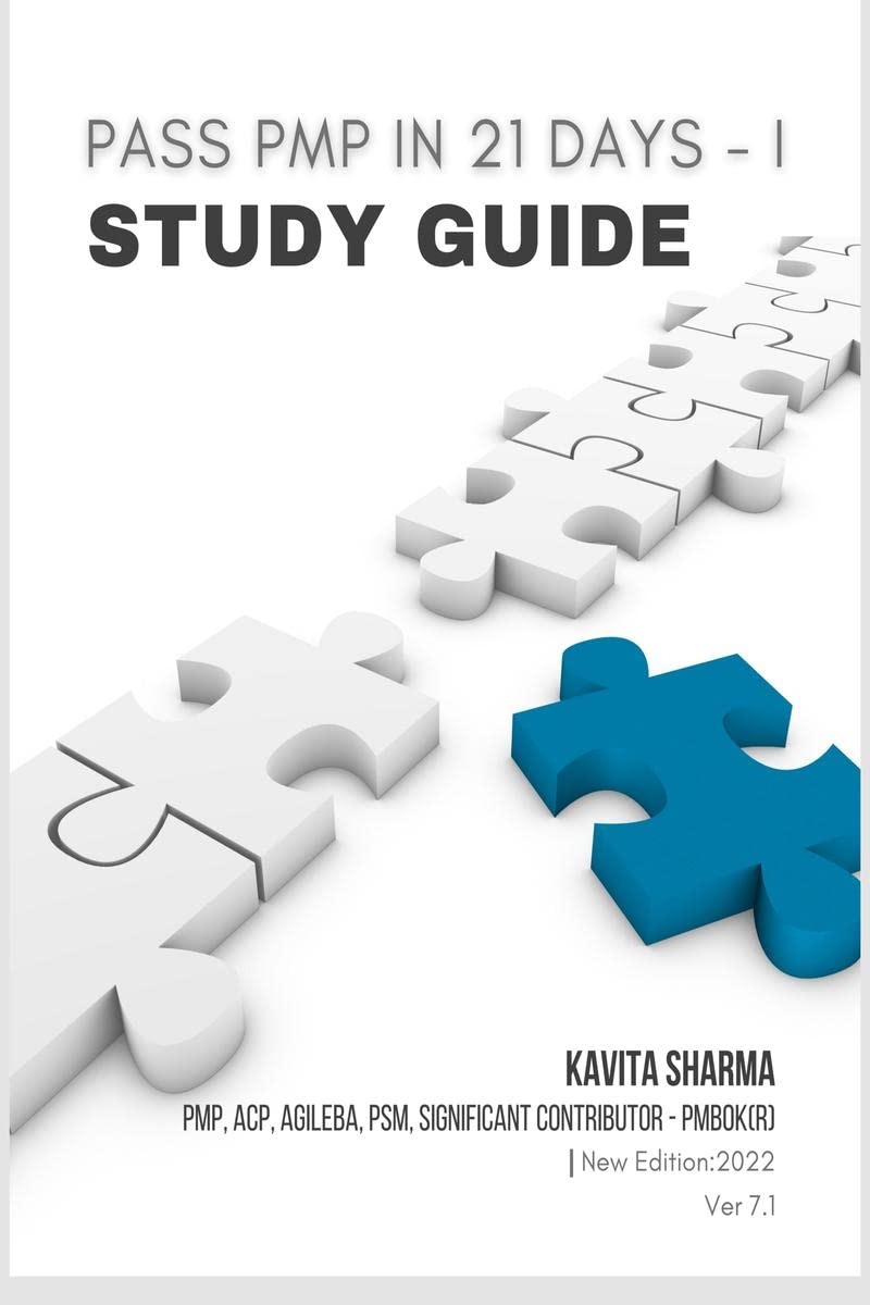 Pass Pmp In 21 Days  Study Guide 2021