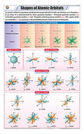 Stc49 | Teachingnest | Shapes Of Atomic Orbitals Chart (58X90 Cm) | English | Chemistry Charts | With Rollers