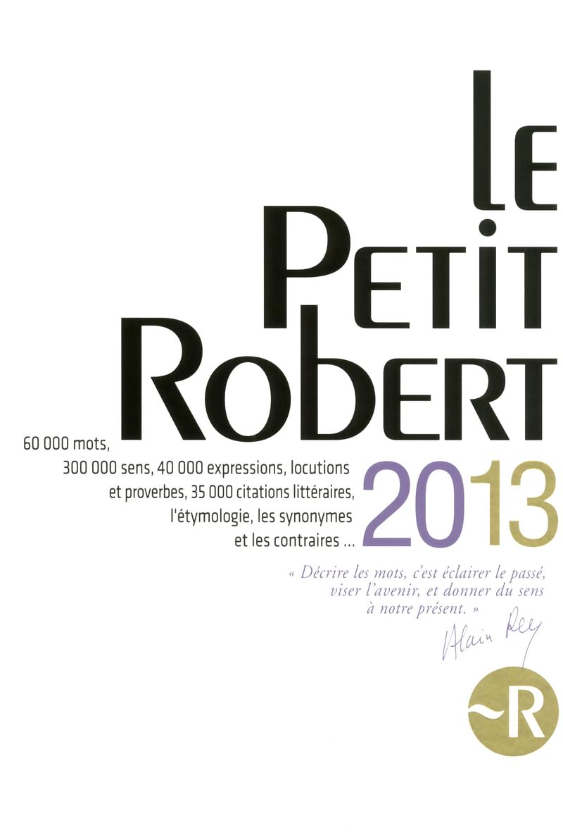 Le Robert Le Petit Robert2013