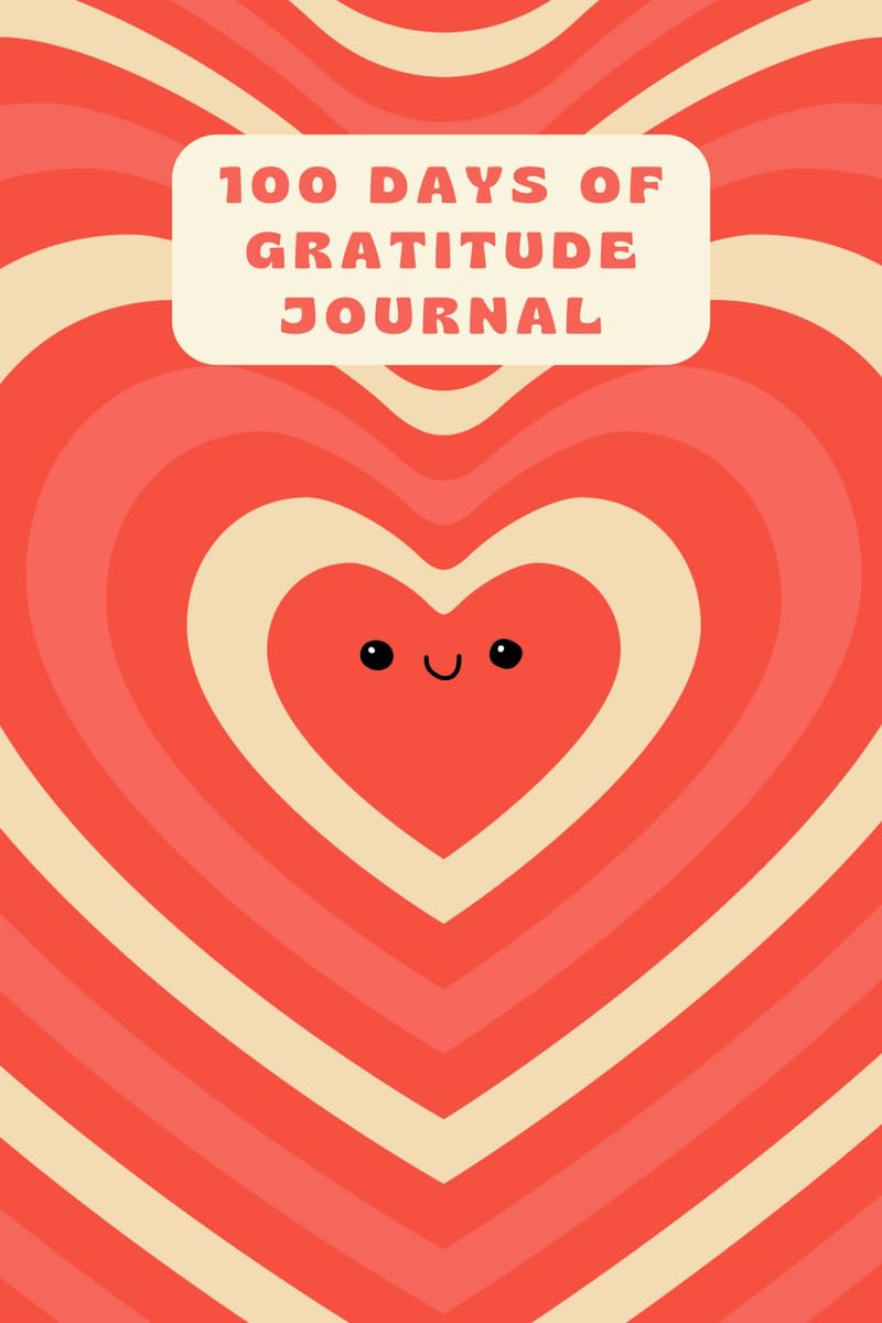 DotDown 100 Days of Gratitude Journal | 5.5 x 8.5 | Undated |: Includes a feelings wheel, quotes and ponder prompts to pract