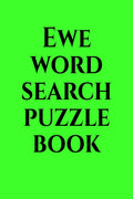 Ewe word search puzzle book