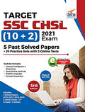 Target Ssc Chsl (10 + 2) 2021 Exam  5 Past Solved Papers + 20 Practice Sets With 3 Online Tests 3Rd Edition