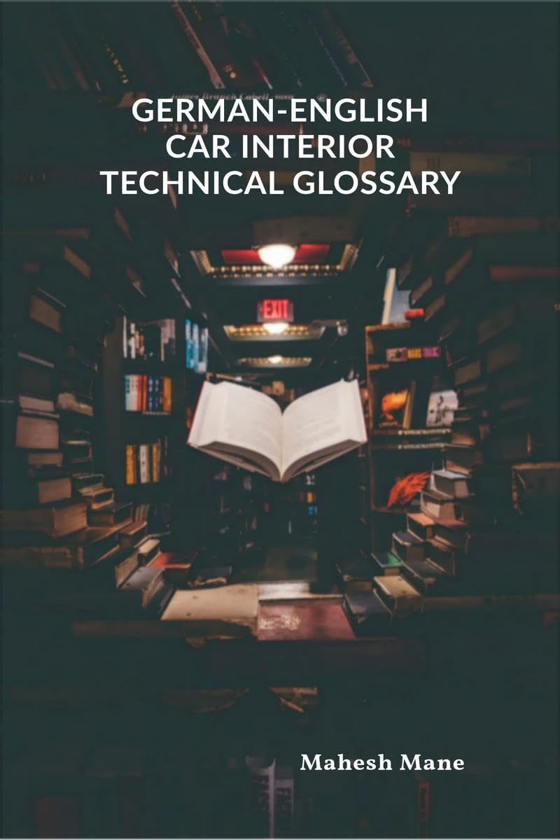 GermanEnglish Car Interior Technical Glossary