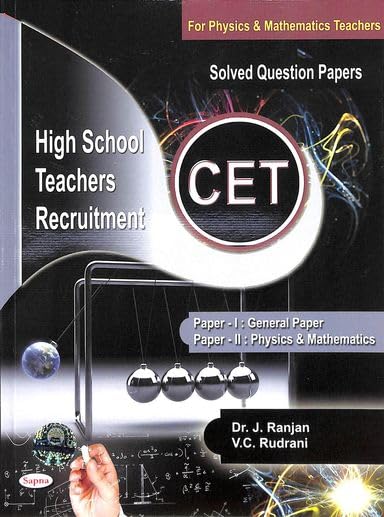 CET HIGH SCHOOL TEACHERS RECRUITMENT SOLVED QUESTION PAPERS FOR PAPER 1 GENERAL PAPER & PAPER 2