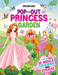 PopOut Princess Garden Book for Kids Ages 410 | With 3D Models, Coloring Pages & Stickers | Creative Activity Book for Girls to