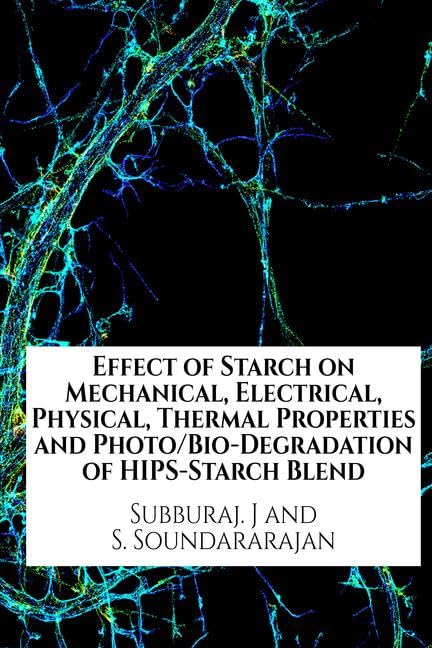 Effect Of Starch On Mechanical, Electrical, Physical, Thermal Properties And PhotobioDegradation Of HipsStarch Blend