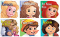 Board Books : Fairy Tales Pack 2 (Set of 6 Books) (RAPUNZEL, THUMBELINA, RED RIDING HOOD, BEAUTY AND THE BEAST, PINOCCHIO, ALADD