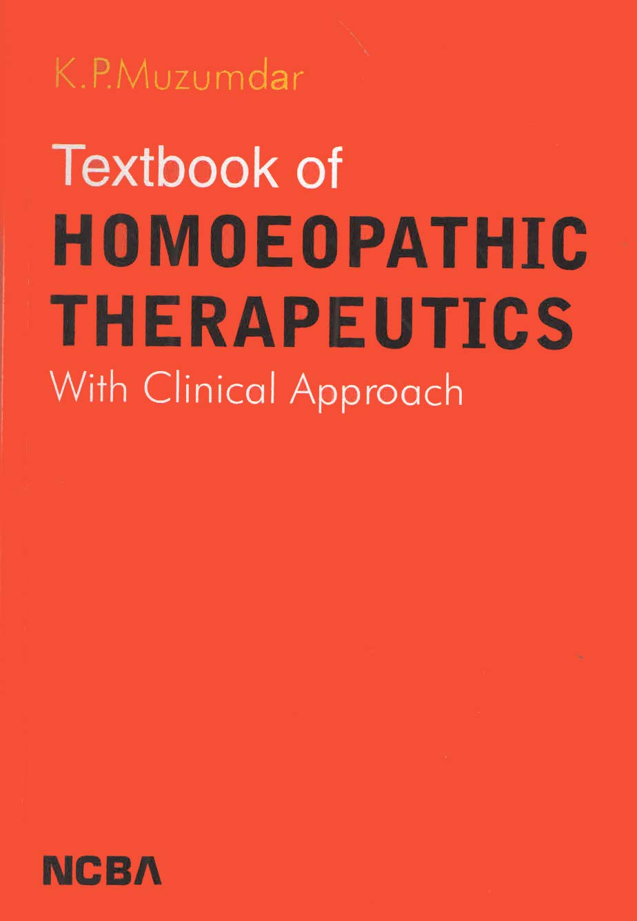 Textbook Of Homoeopathic Therapeutics: With Clinical Approach