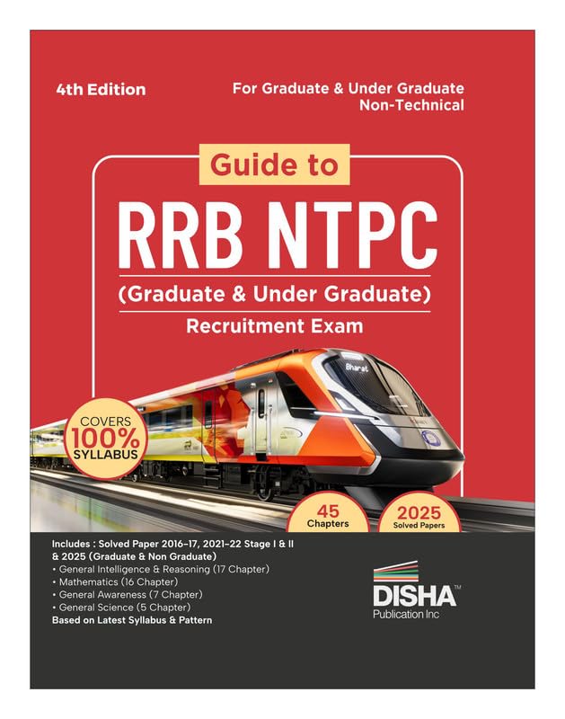 Disha Guide To Rrb Ntpc (Graduate & Undergraduate) Recruitment Exam 4Th Edition | Railway Recruitment Board | NonTechnical Popu
