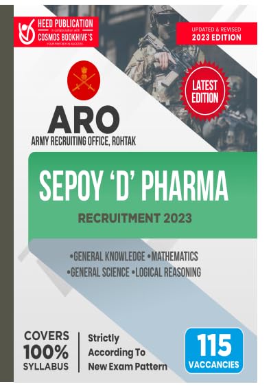 Aro (Army Recruiting Office), Rohtak  Sepoy D Pharma