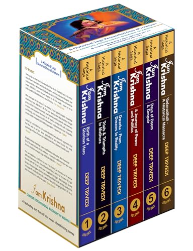 I am Krishna  Complete Psychological Biography of Krishna (Set of 6 Books)