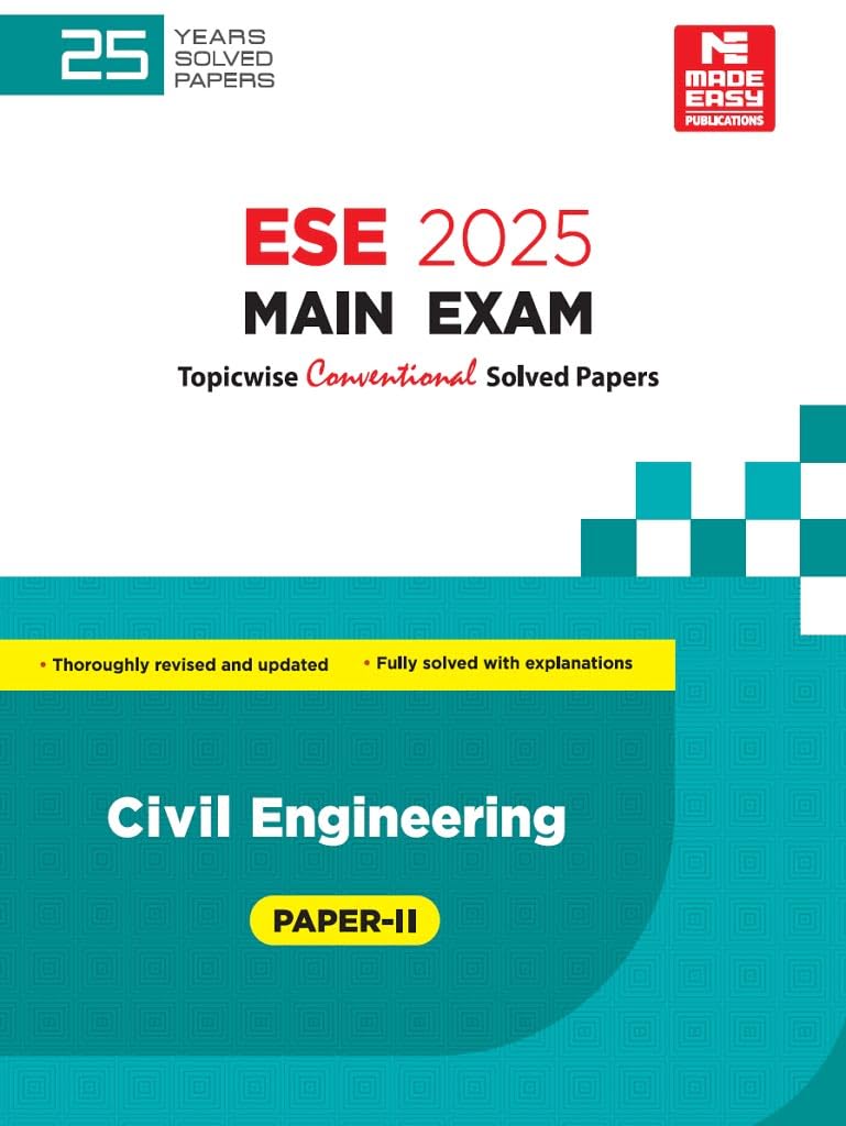 Ese 2025 Mains Examination Civil Engineering Conventional Paper Ii