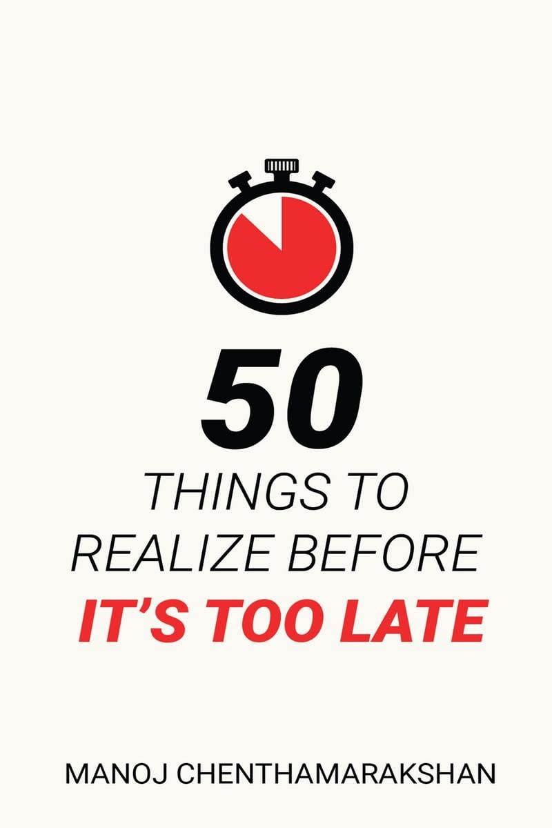 50 Things To Realize Before ItS Too Late