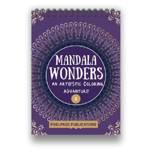 Mandala Wonders  An Artistic Colouring Adventure (A4 Size) (Mandala 08)
