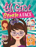 Lil Girl Create a Face Sticker Activity Book for Kids  Fun Blank Faces to Design with Tiaras, Bows, Stars & More | Creative Imag