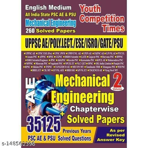 Youth Competition TIMES State PSC ae ESE ISRO gate psu Mechanical engineering Ae vol2 English medium