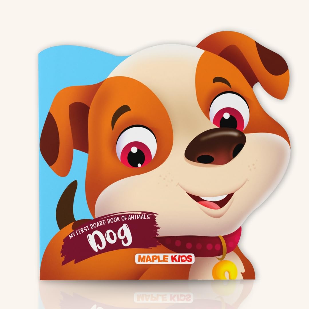 My First Board Book Animals  Dog  DieCut Board Book for Kids  Shaped Board Books  Age 2+