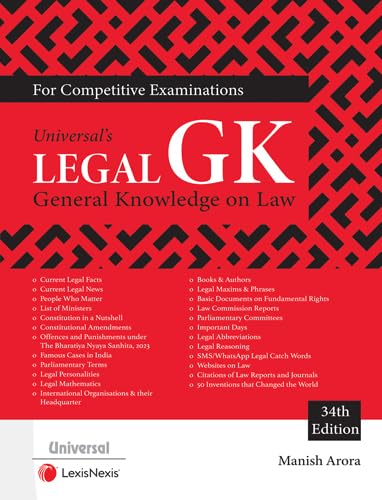 Legal Gk (General Knowledge On Law) For Competitive Examinations
