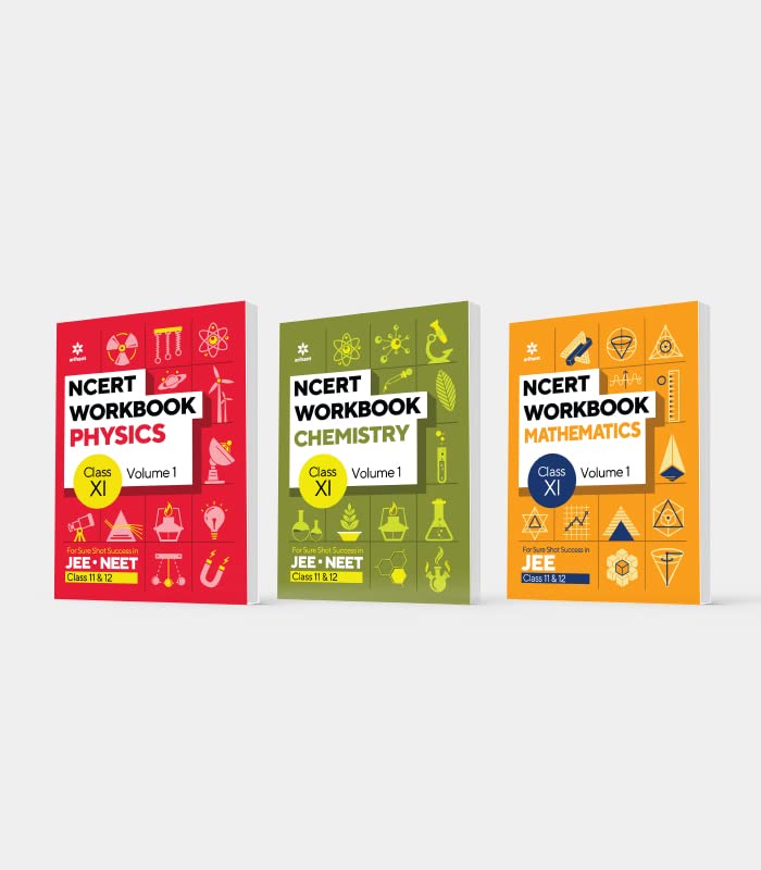 (OLD EDITION) NCERT Workbook Volume 1 Class 11 Physics , Chemistry and Mathematics