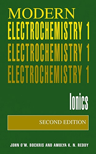 MODERN ELECTROCHEMISTRY  VOLUME 1  IONICS 2ND EDITION