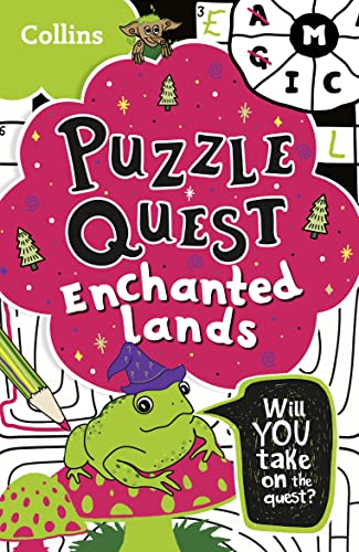 Enchanted Lands: Solve More Than 100 Puzzles in This Adventure Story for Kids Aged 7+