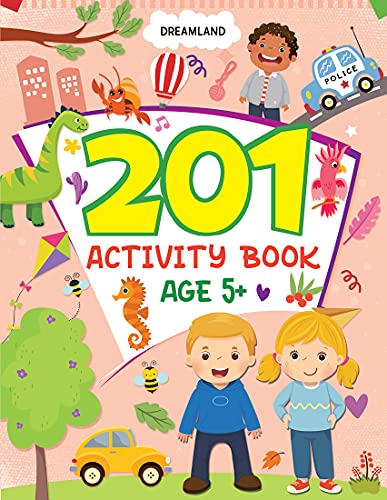 201 Activity Book for Kids Age 5+ | Fun Educational Workbook with Addition, Subtraction, Spelling, Grammar, Reading Comprehensio