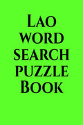Lao word search puzzle Book