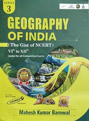 Geography Of India ( The Gist of NCERT ) Vith to XIIth Series 3 For All Competitive Exams By Mahesh Kumar Barnwal in English