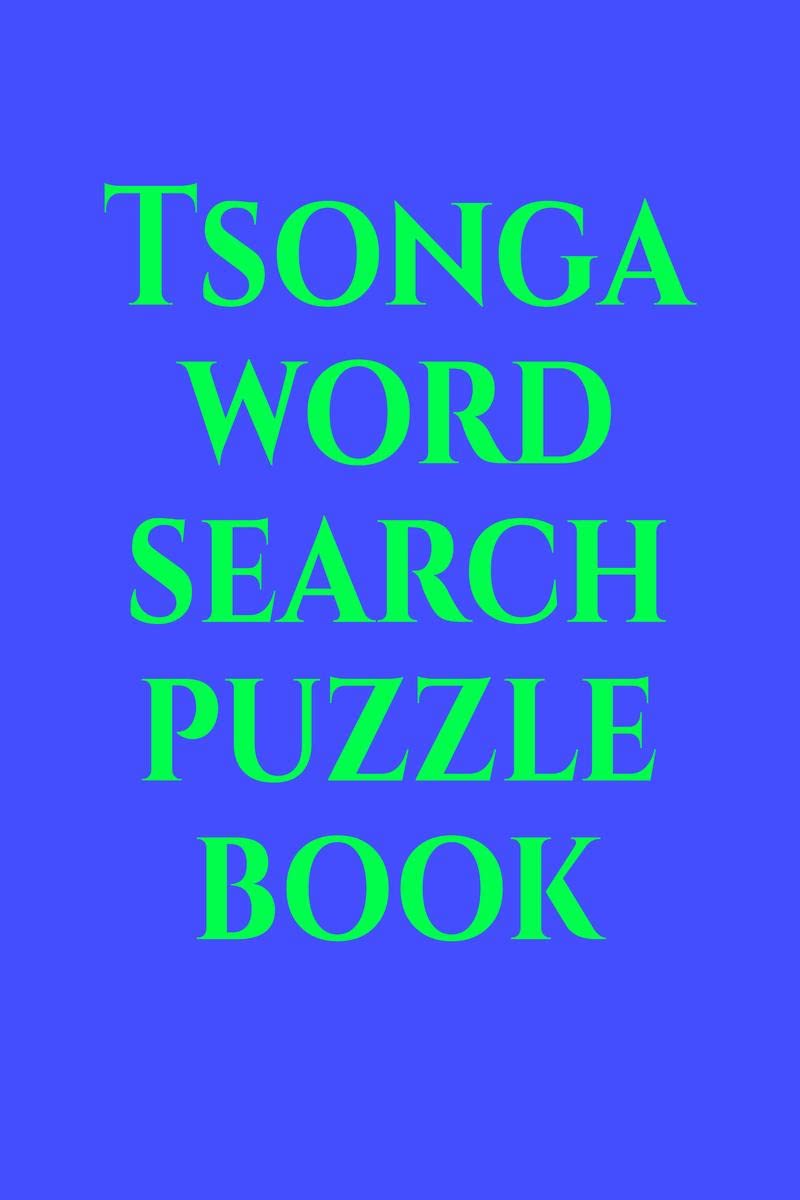 Tsonga word search puzzle book