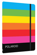 Polaroid Notebook: (Blank Journal Featuring Vintage Instant Camera Packaging Artwork, Sketchbook with RainbowStriped Cover Desi