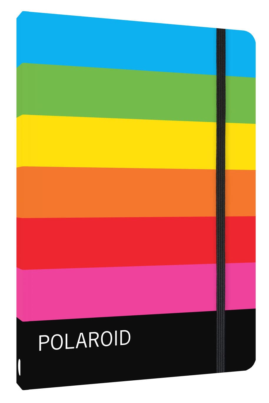 Polaroid Notebook: (Blank Journal Featuring Vintage Instant Camera Packaging Artwork, Sketchbook with RainbowStriped Cover Desi