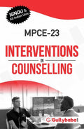 Gullybaba IGNOU MA Sem MPCE23 Interventions in Counseling in English  Latest Edition IGNOU Help Book with Solved Previous Year