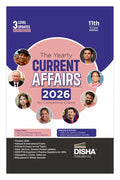 Disha The Yearly Current Affairs 2026 For Competitive Exams  11Th Edition | Previous Year & Practice Questions | Upsc, State Ps
