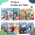 Complete Learning Library Pack 2 : My First Collection of 10 Story Books for Children | Toddler Story Book Set with Moral Values